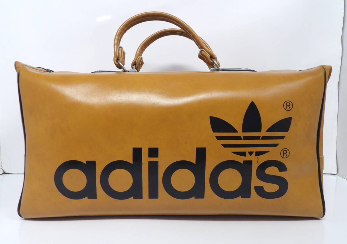超希少　70's adidas vintage ボストンバッグ 超希少 70's adidas ちかづける vintage ボストンバッグ