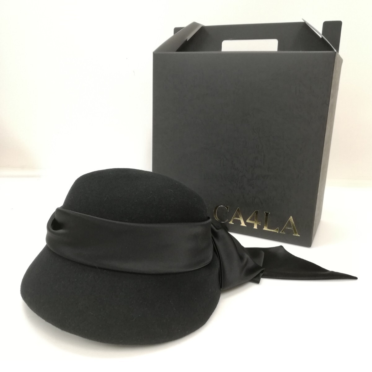 CA4LA カシラ AUDREY FELT HAT2 リボン ハット 未使用品 カシラ CA4LA