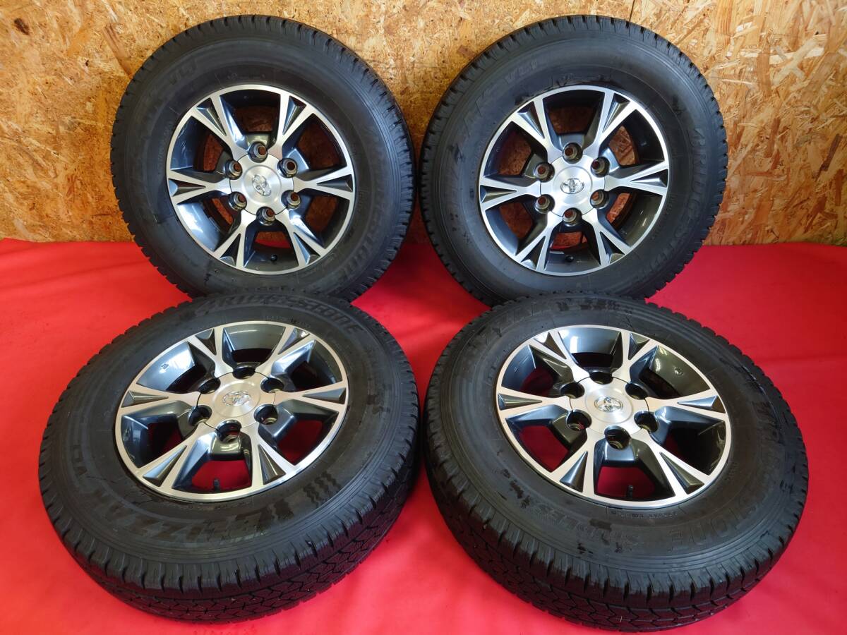 200系ハイエース純正ホイール4本セット6J×15 PCD139.7 6H