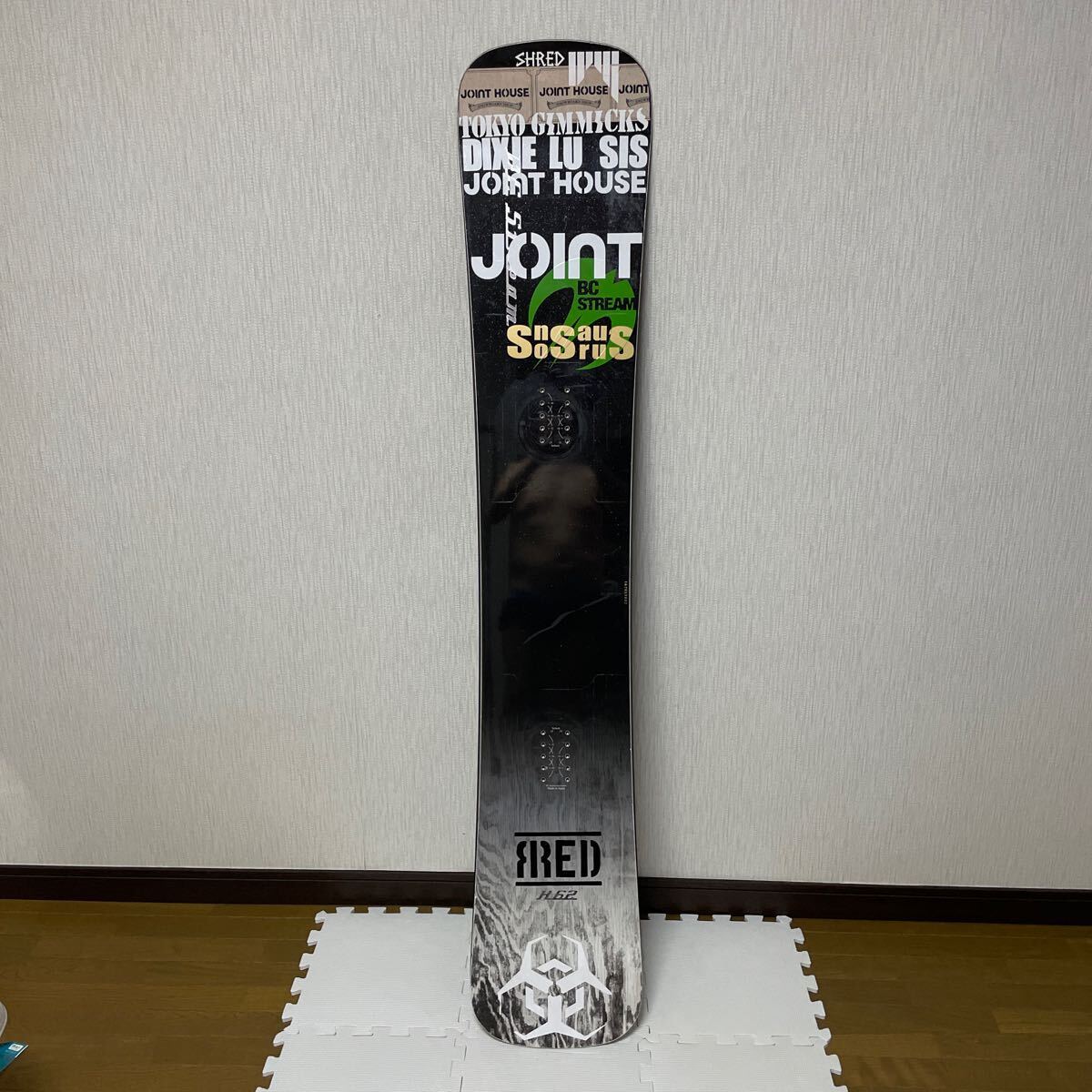 gray gray スノーボード 板 153cm shred グラトリ スノーボード 板