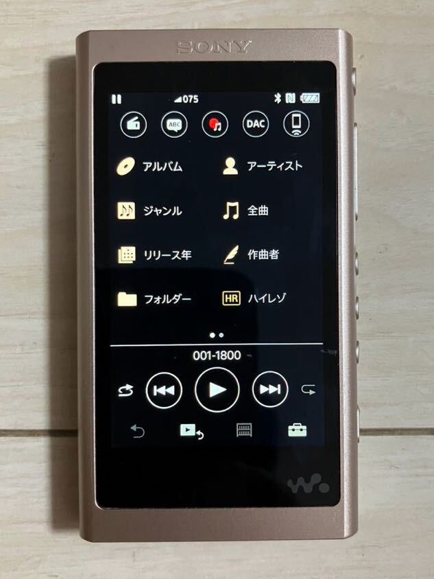 ソニー NW-WM1AM2 ハイレゾ音源対応ウォークマン WM1シリーズ