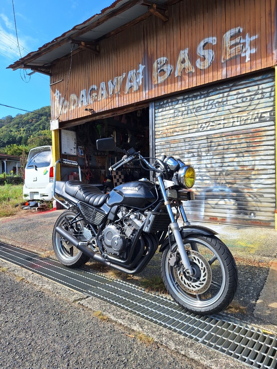 CBX400F 三段シート カワグチシート 当時物