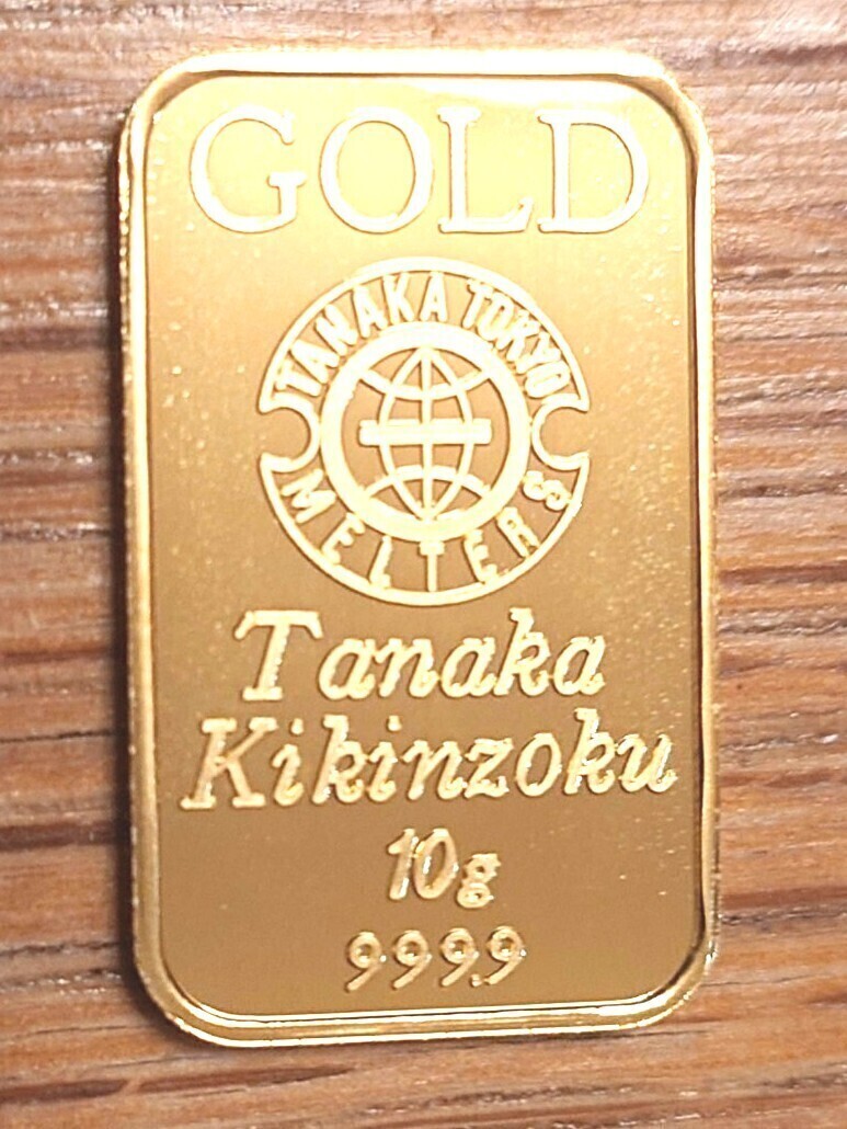 田中貴金属 TANAKA 純金 K24 24金 インゴット 5g GOLD 999,9