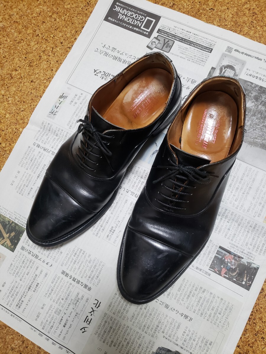 スコッチグレイン ストレートチップ24.5eee SCOTCH GRAIN ストレート