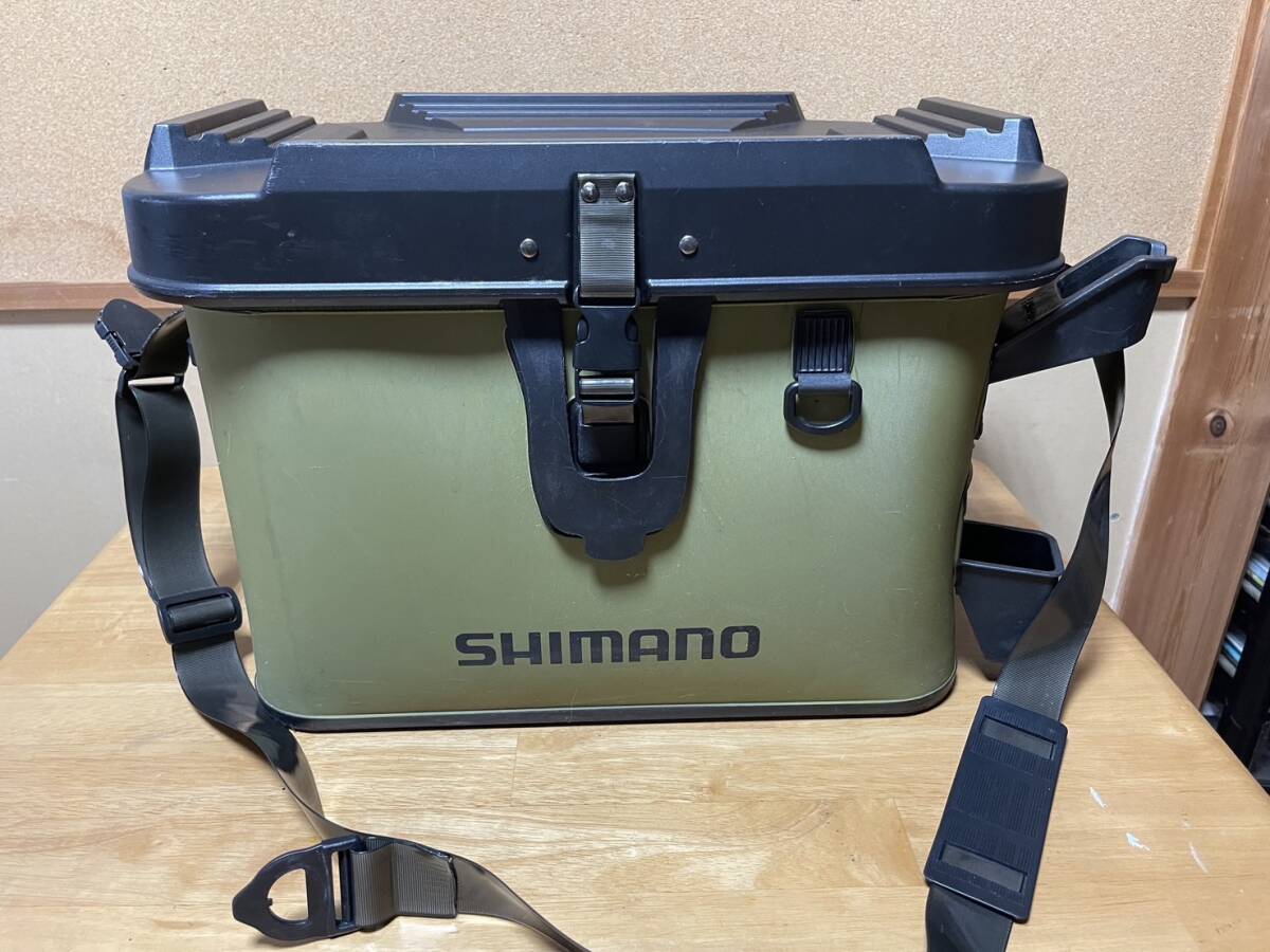 シマノ 釣り用タックルバッグ タックルボートバッグ カーキ