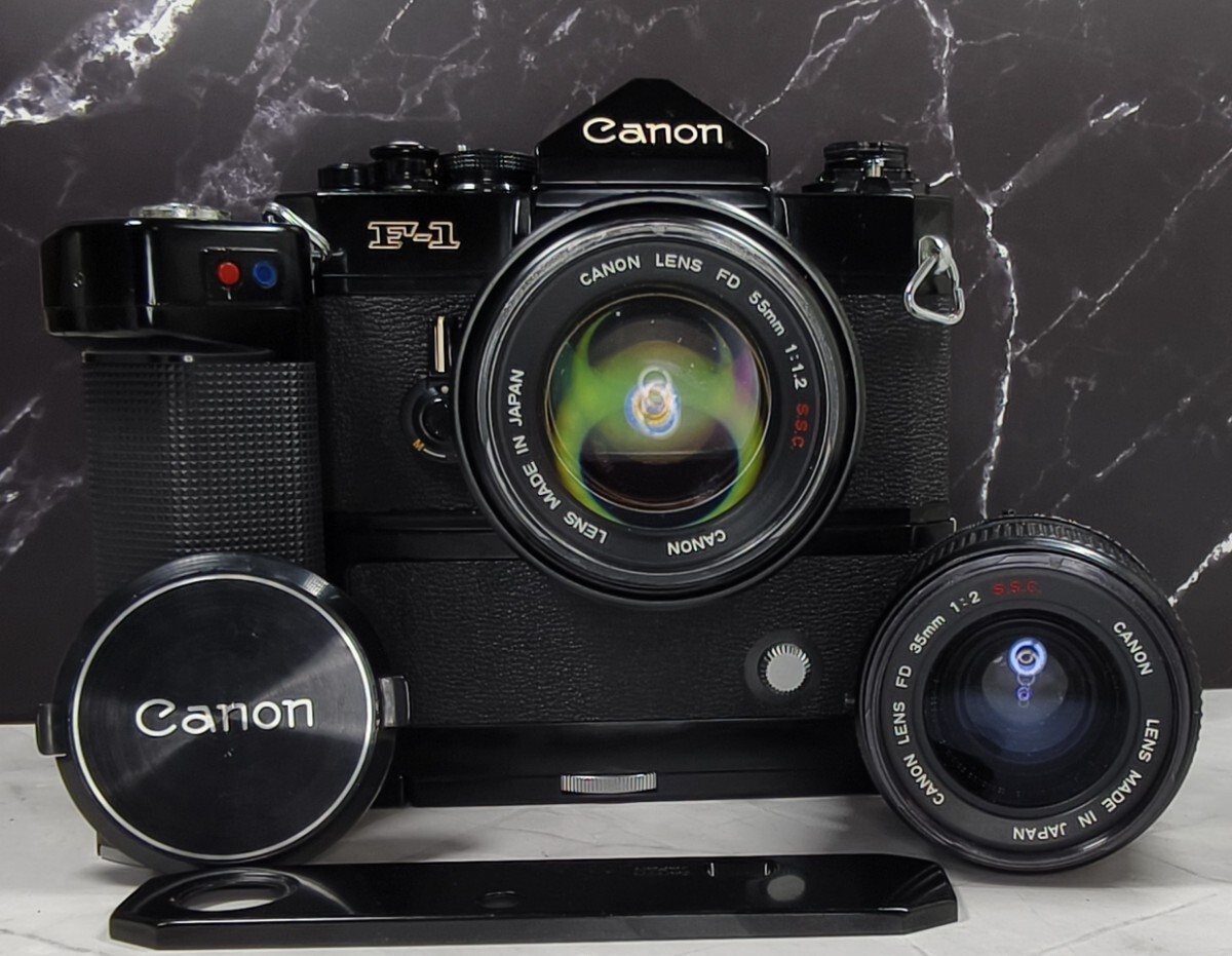 Canon F-1後期、モータードライブ動作品 【公式通販】