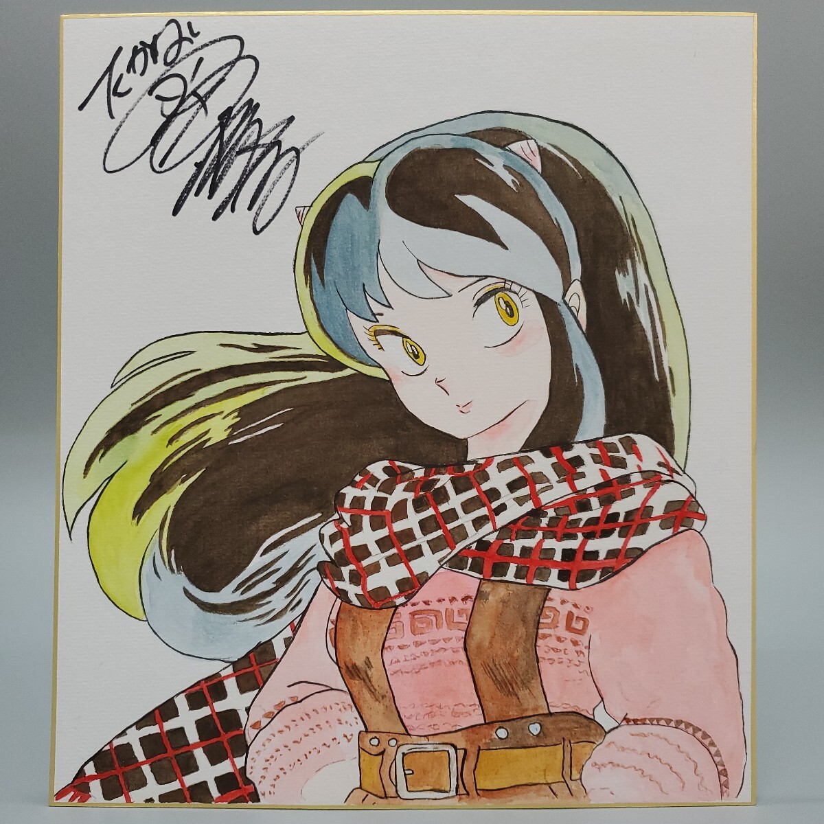 ◇めぞん一刻 音無響子◇ 高橋留美子 直筆サイン入り 色紙 希少 激レア 1