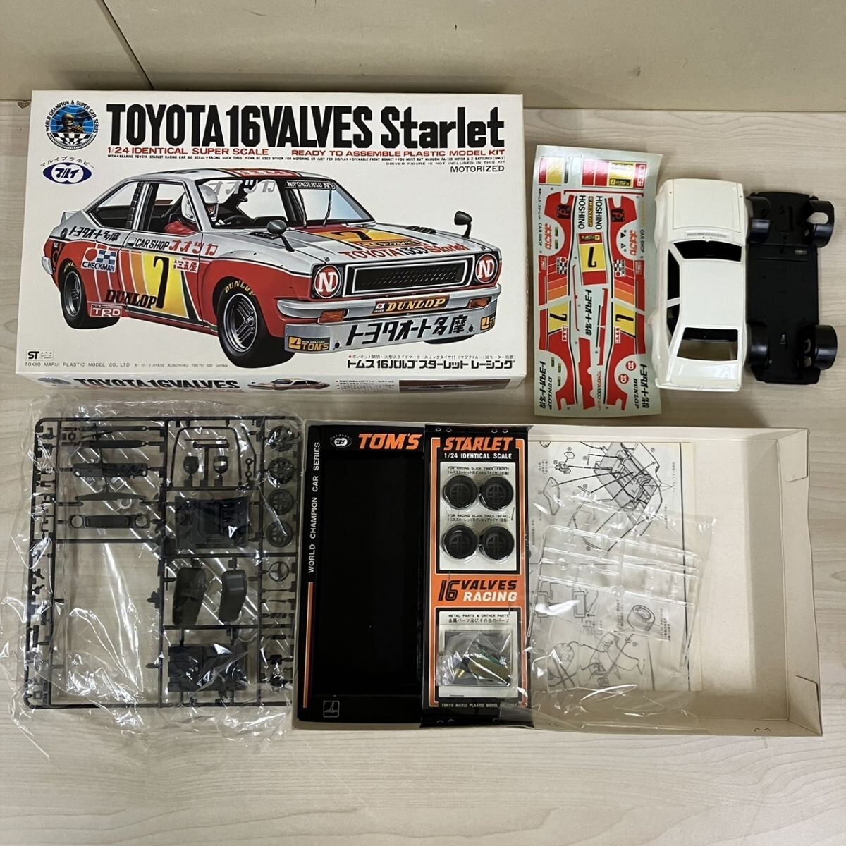 マルイ　トムス16バルブ　スターレットレーシング　当時物 マルイ トムス16バルブスターレットレーシング - メルカリ