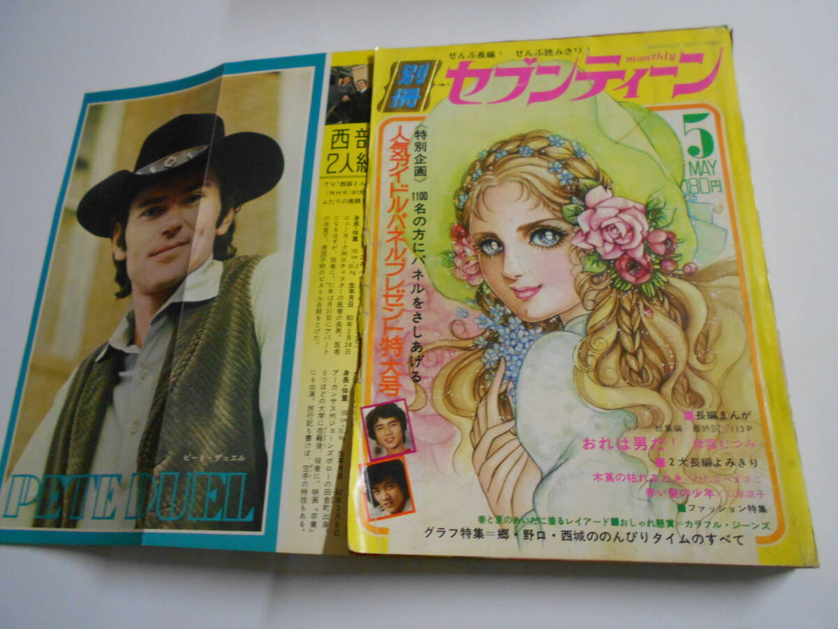 傷や汚れあり】別冊セブンティーン`71・9☆田島佳代子（麻丘めぐみ