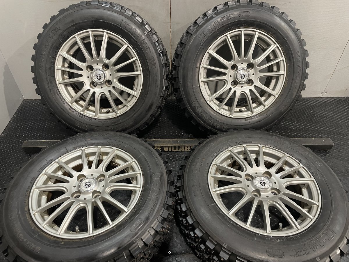 マカロニタイヤ スパイクタイヤ 215/60R16 クーパー マカロニピン