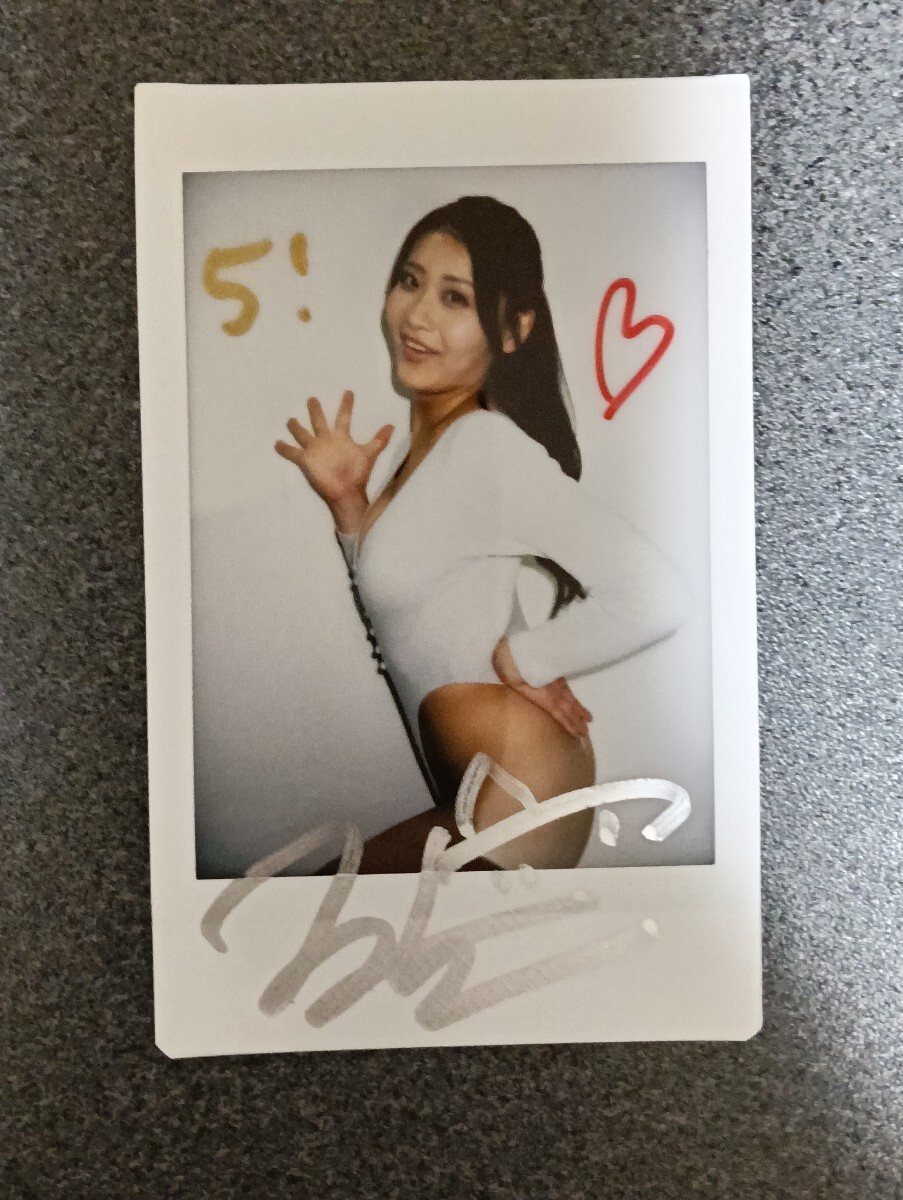 ◇松島凪沙◇ 「なぎさの誓い」 DVD特典 直筆サイン入り現場チェキ 櫻