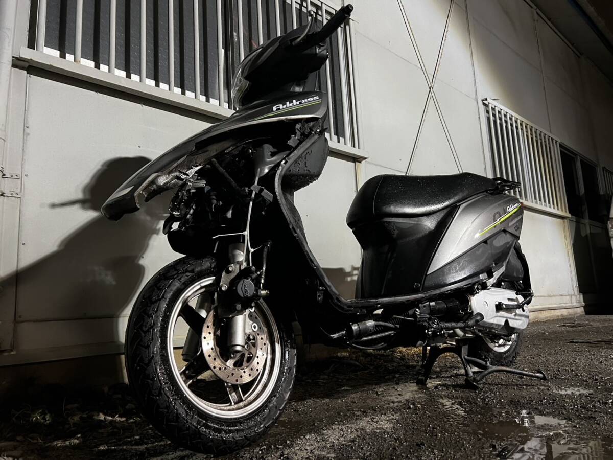 アドレスv125 部品取り実働 鍵あり 書類なし