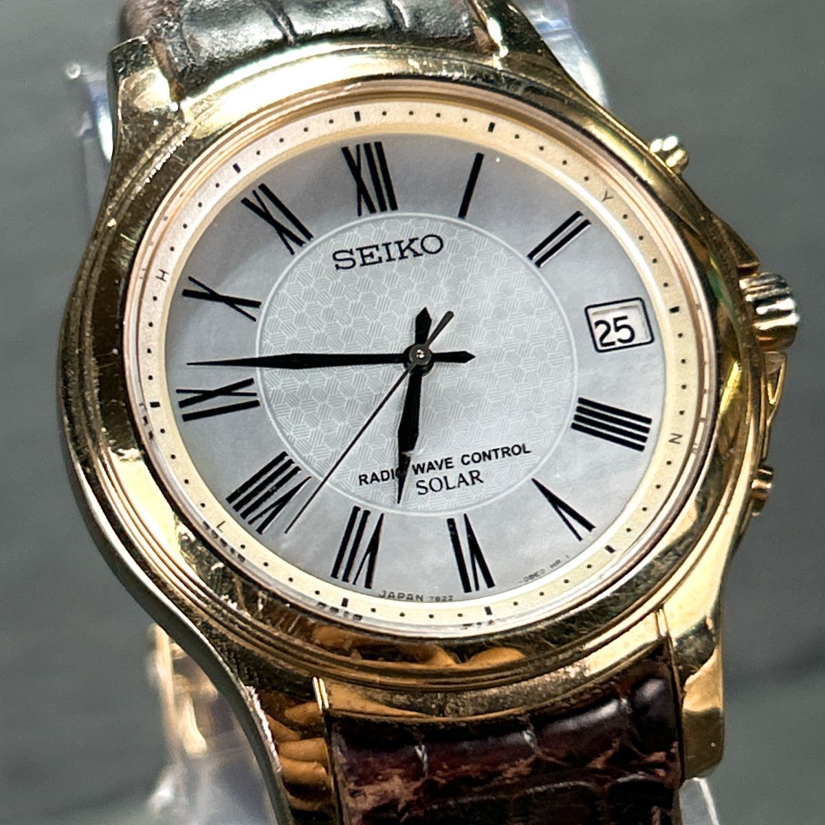 電波ソーラー】SEIKO セイコー ドルチェ ブラック 7B22-0AK0