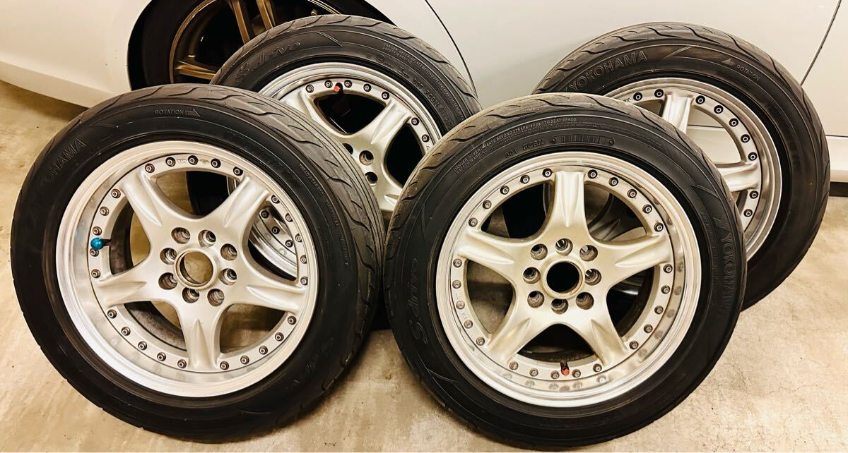 希少 当時物 CST デーモンキャンバー 15インチ 7.5j-5 4穴 2本