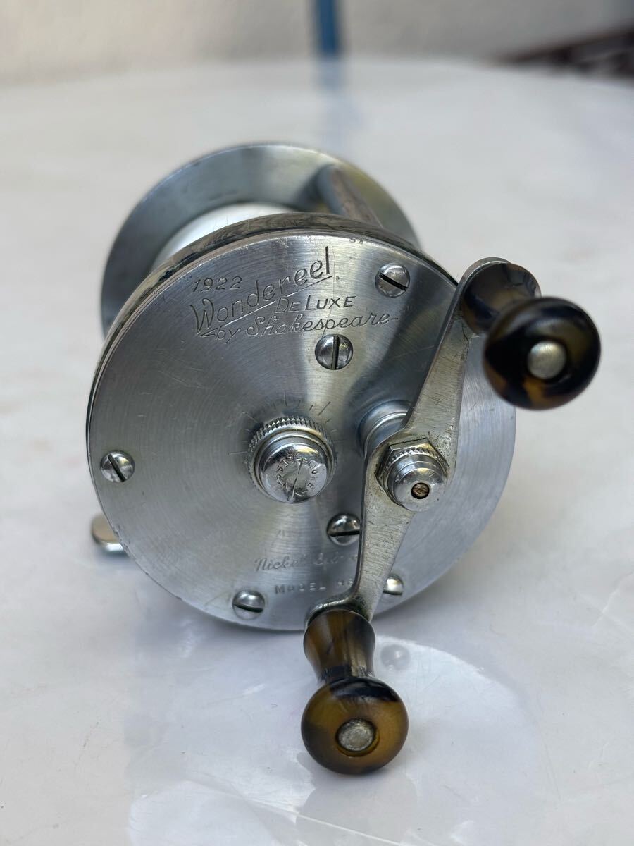 Moulinet Pêche Vintage Shakespeare 1922 Wonderrel Deluxe FK – Baitcasting US