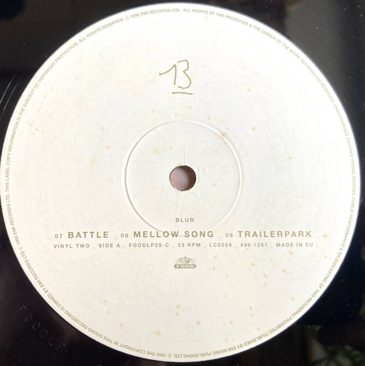 ブラー blur メンバー直筆サイン入りアルバム