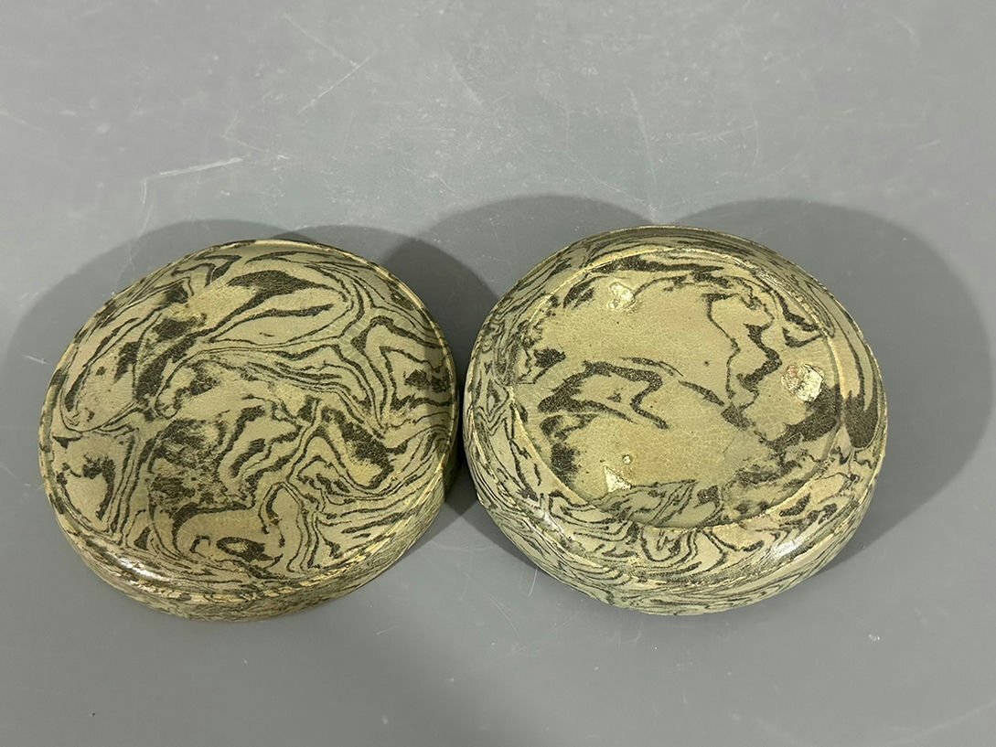 壱 g4】中国古美術 龍泉窯 青磁鯉耳花瓶 京都初荷放出！