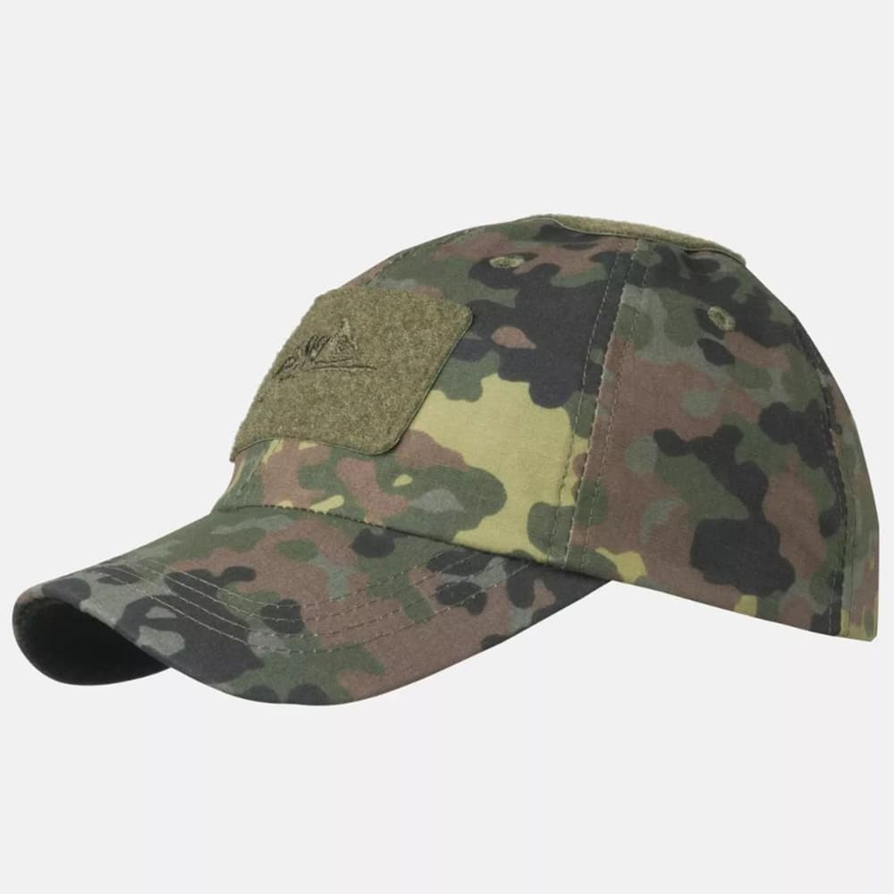 Cappello Tattico Helikon-Tex – BBC Ripstop – Woodland – Uomo – Con Pannelli In Velcro