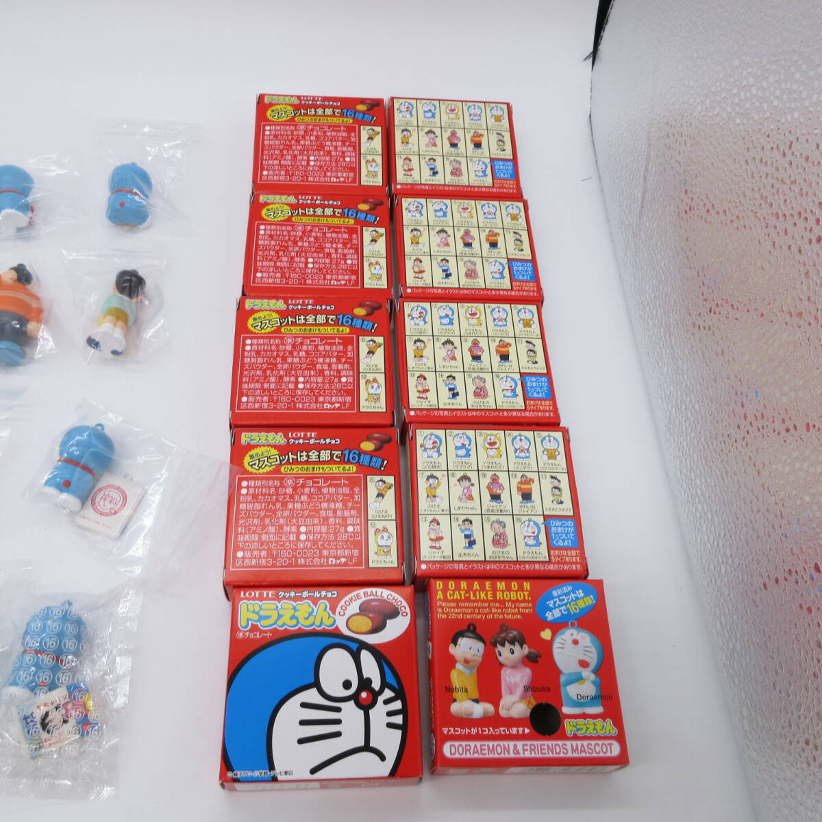 ☆未開封あり☆ロッテ　ドラえもん　クッキーボールチョコ　フィギュア　13個 レア ロッテ ドラえもん クッキーボールチョコ フィギュア