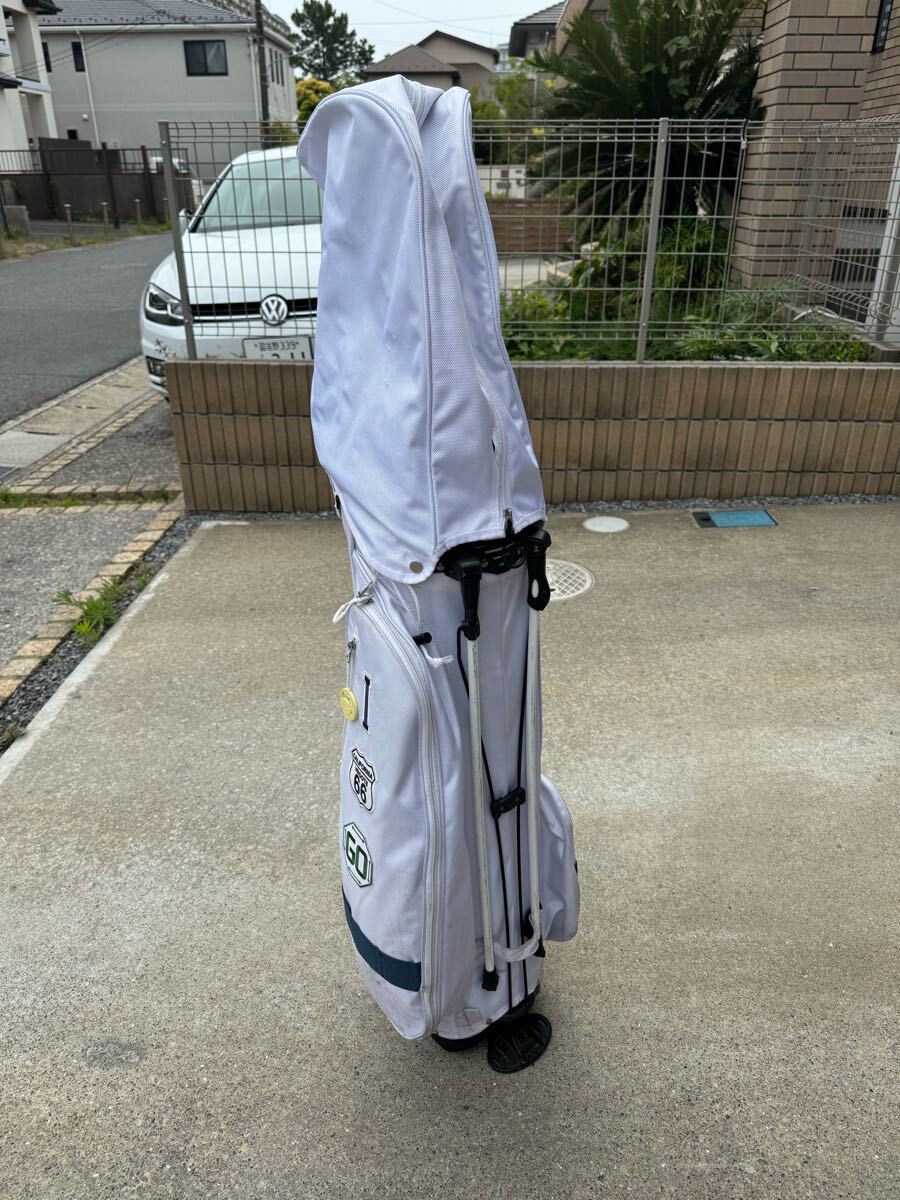 OUTDOOR PRODUCTS スタンド式キャディバッグ ピンク V97595_zoom_D5.jpg