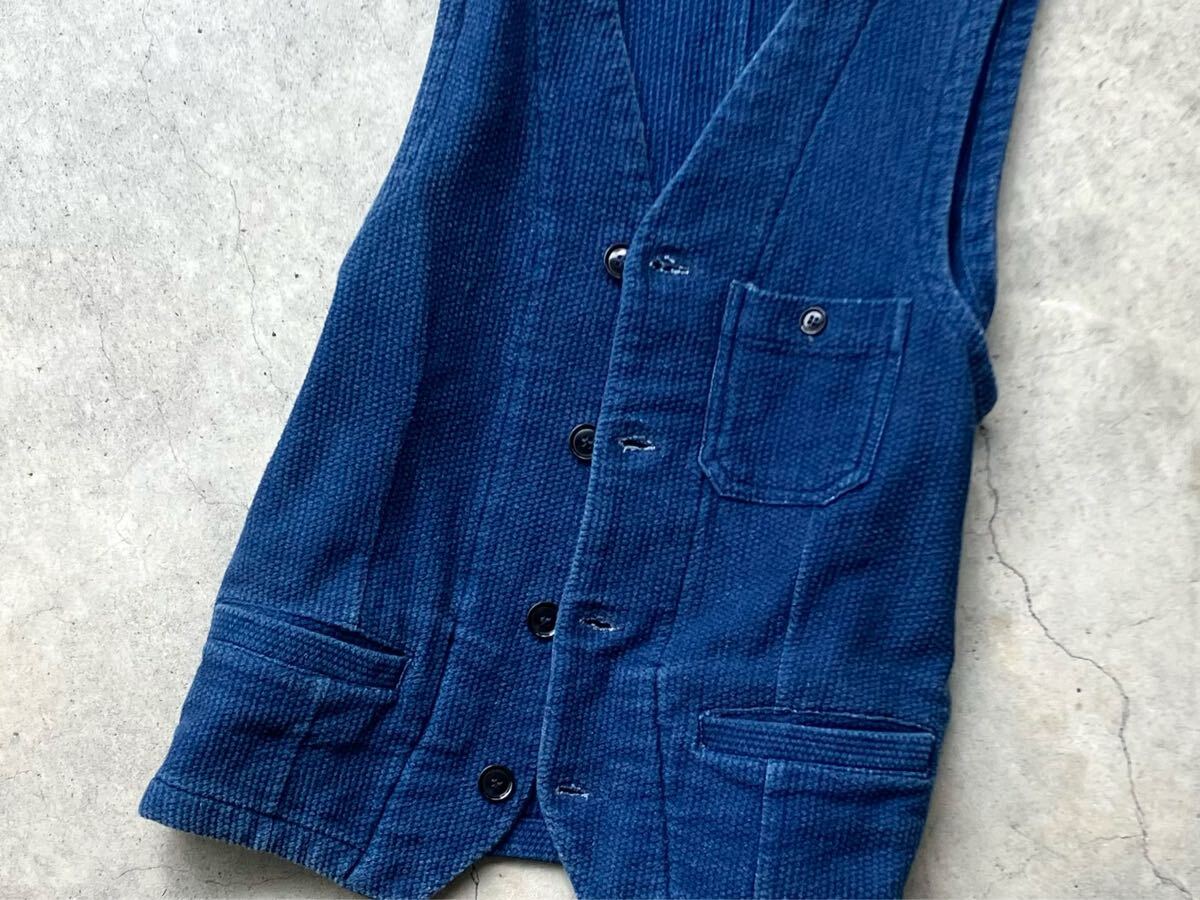 ガイジンメイド 刺し子ベスト size3(L) インディゴ ハリラン 202105291543301.jpg