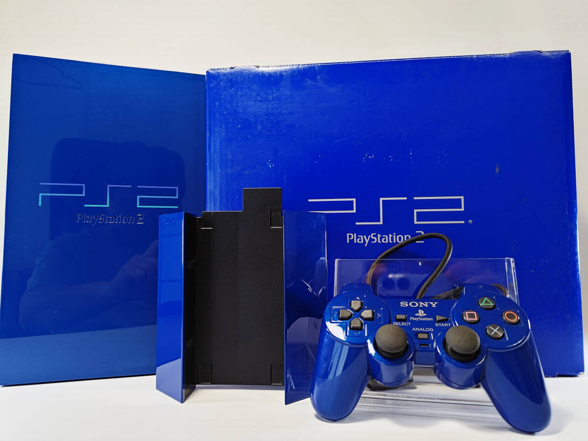 激レアPS2 特別限定モデル ヨーロピアン・オートモービル「アストラル ブルー」 PS2「PlayStation2 SCPH－30000