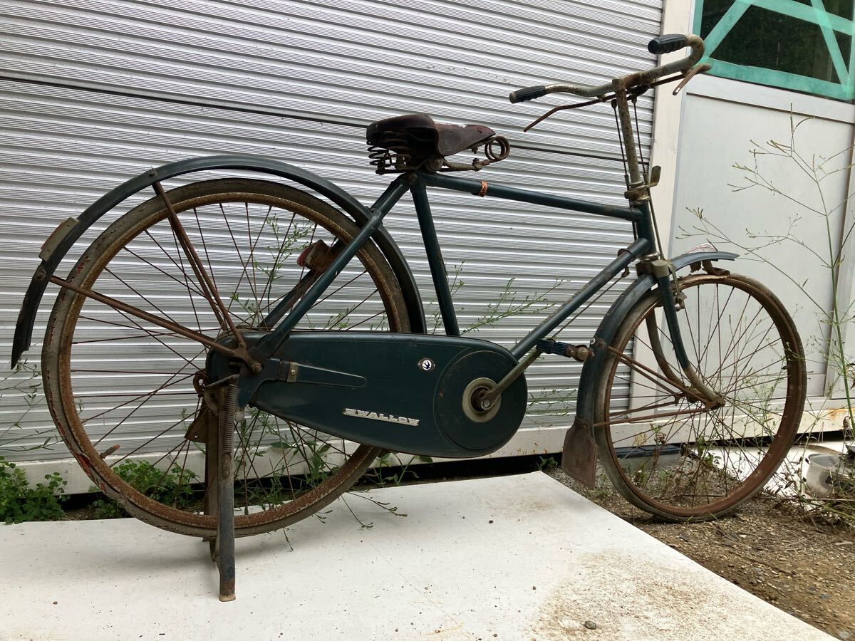□昭和レトロ ツバメ 自転車 26インチ 中古自転車 ARAYA 新家工業