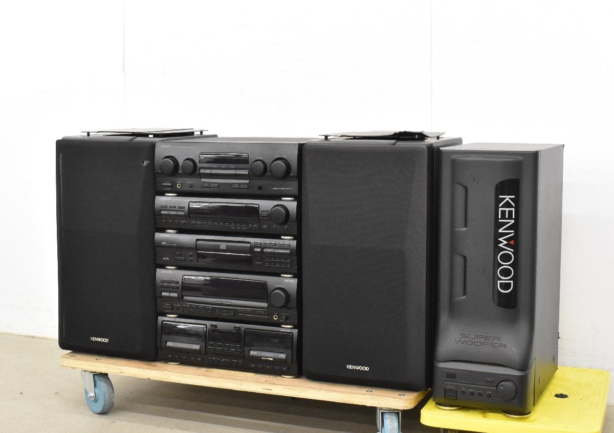 値下げKENWOOD XK-7MD 本体、スピーカーセット KENWOOD COMPACT AUDIO