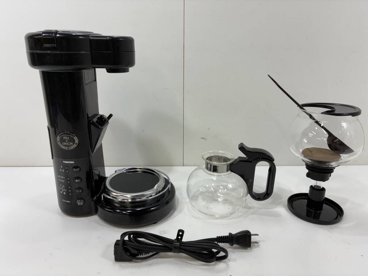 ジャンク・通電可・入手困難】 TOSHIBA 東芝コーヒーメーカー ブラック