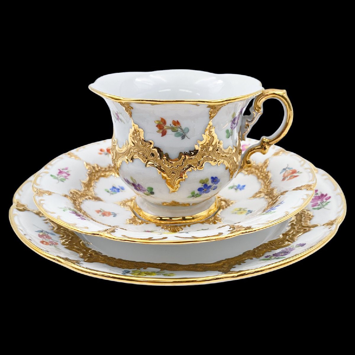 ∇花∇【マイセン/MISSEN】コレクション2 最高級Bフォーム 金彩宮廷