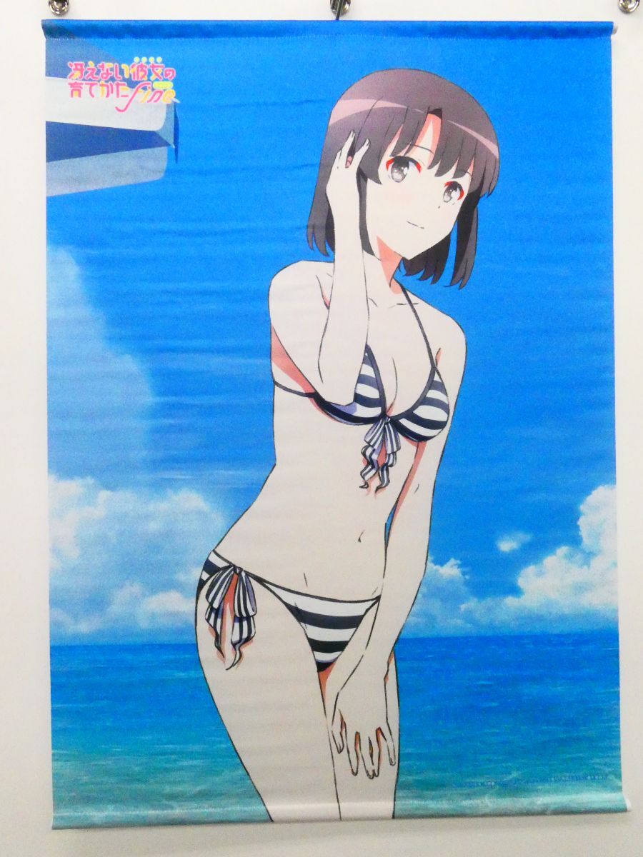 冴えない彼女の育てかた ♭ おめくりタペストリー 駿河屋 -<中古>集合 描き下ろしおめくりB1タペストリー 「Blu-ray/DVD