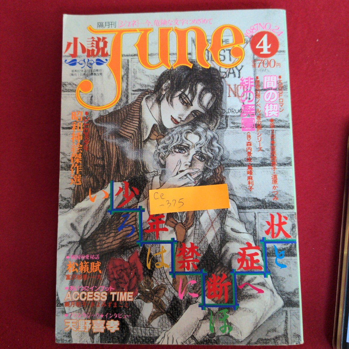 JUNE 全集　2巻　吉原理恵子　絶版初版 june ジュネ 吉原理恵子 原作 間の楔 アフレコレポート 他掲載 他