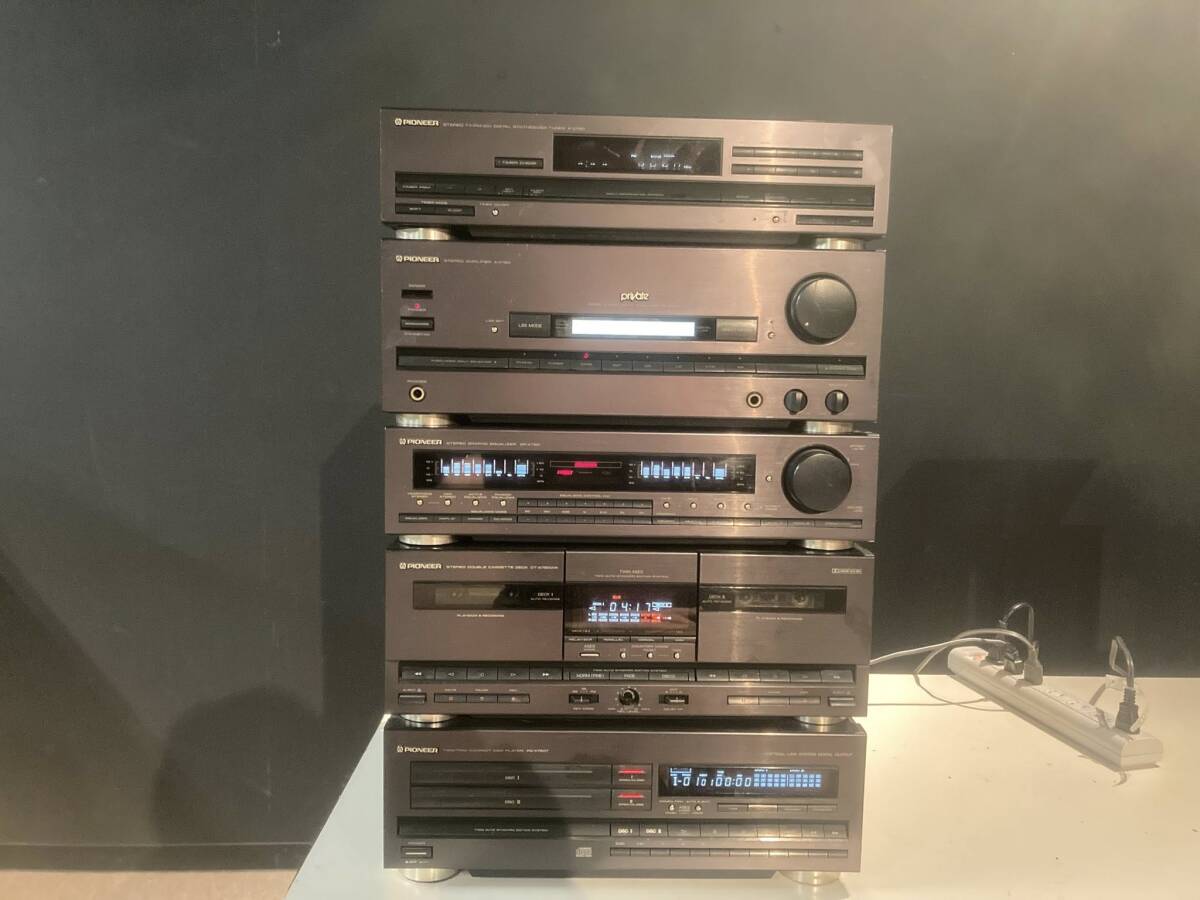 ☆PIONEER☆パイオニア Private CD550 システムコンポ 取説・リモコン