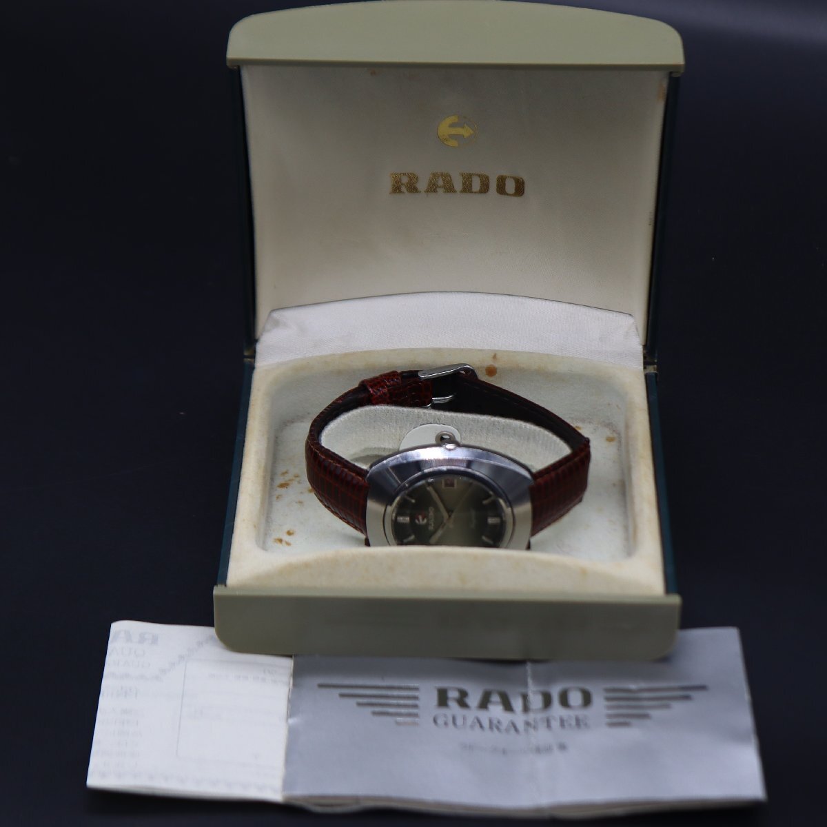RADO ラドー Kapell カペル 自動巻 カットガラス 昭和 レトロ 稼働品 