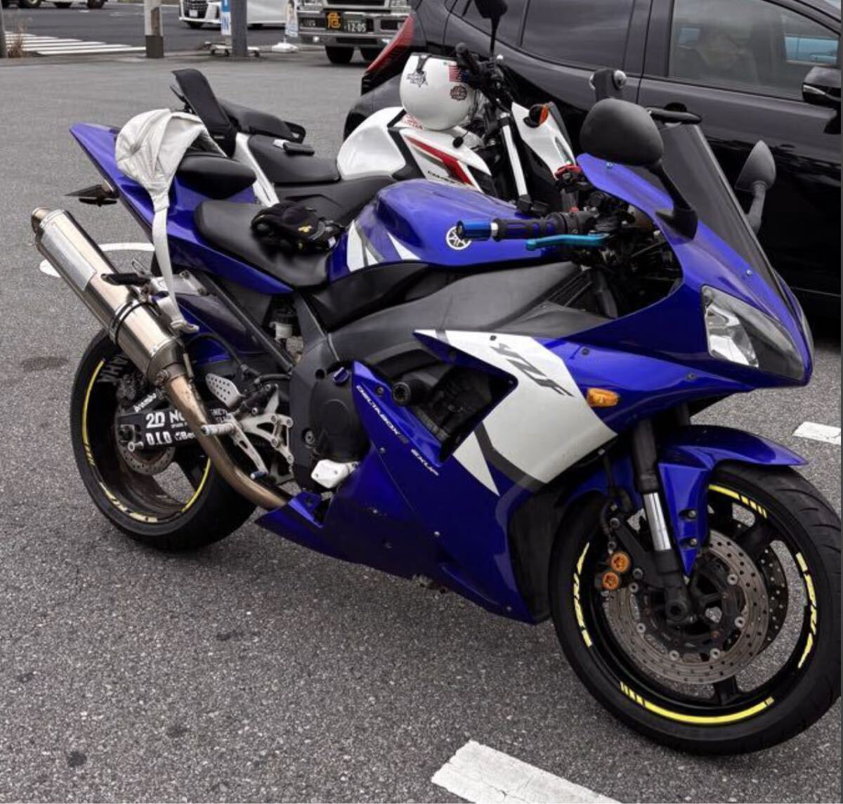 【傷や汚れあり】OVER RACING スリップオンマフラー YAMAHA YZF-R1 5PW RN09 60.5cm 汎用可の落札情報詳細 ...