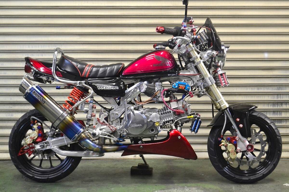 ホンダ ゴリラ 88cc カスタム車 キタコ 武川 Gクラフト 室内保管 雨天 