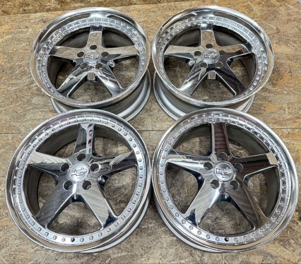 WORK ワーク EQUIP エクイップ 19インチ 9J ＋38 10J ＋38 ホイール4本