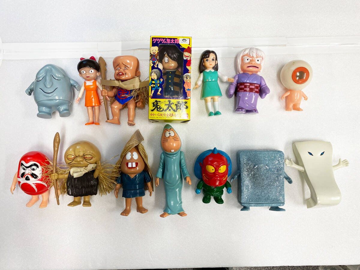 おまけ付き　ゲゲゲの鬼太郎　ソフビ　昭和レトロ 80s ゲゲゲの鬼太郎 ソフビBANDAIJAPAN 9.5cm昭和レトロ当時物 - メルカリ