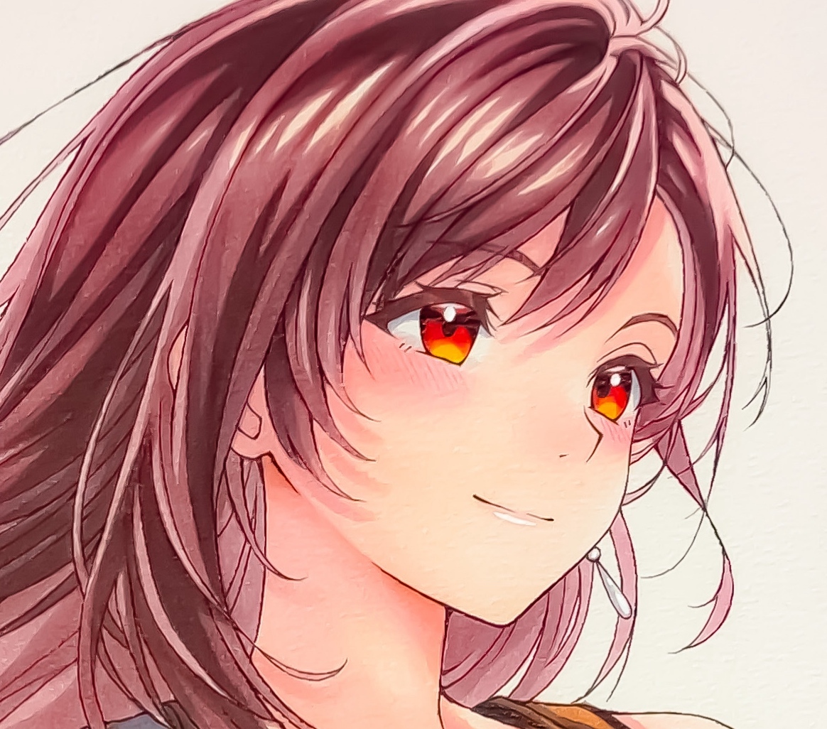 未使用に近い】ユウナ ff10 手描きイラスト ファイナル