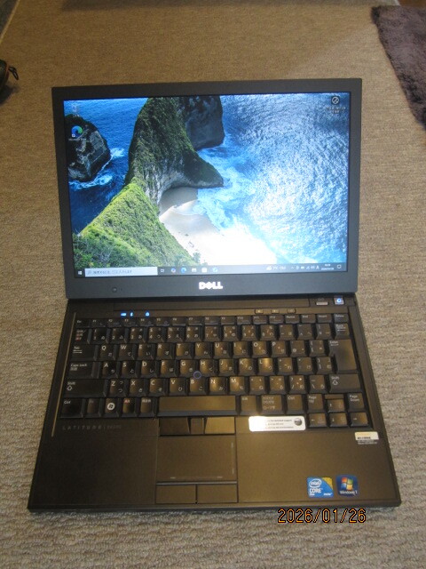 OS無し DELL Latitude D520 PP17L/無線LAN搭載/Core 2 Duo T5500