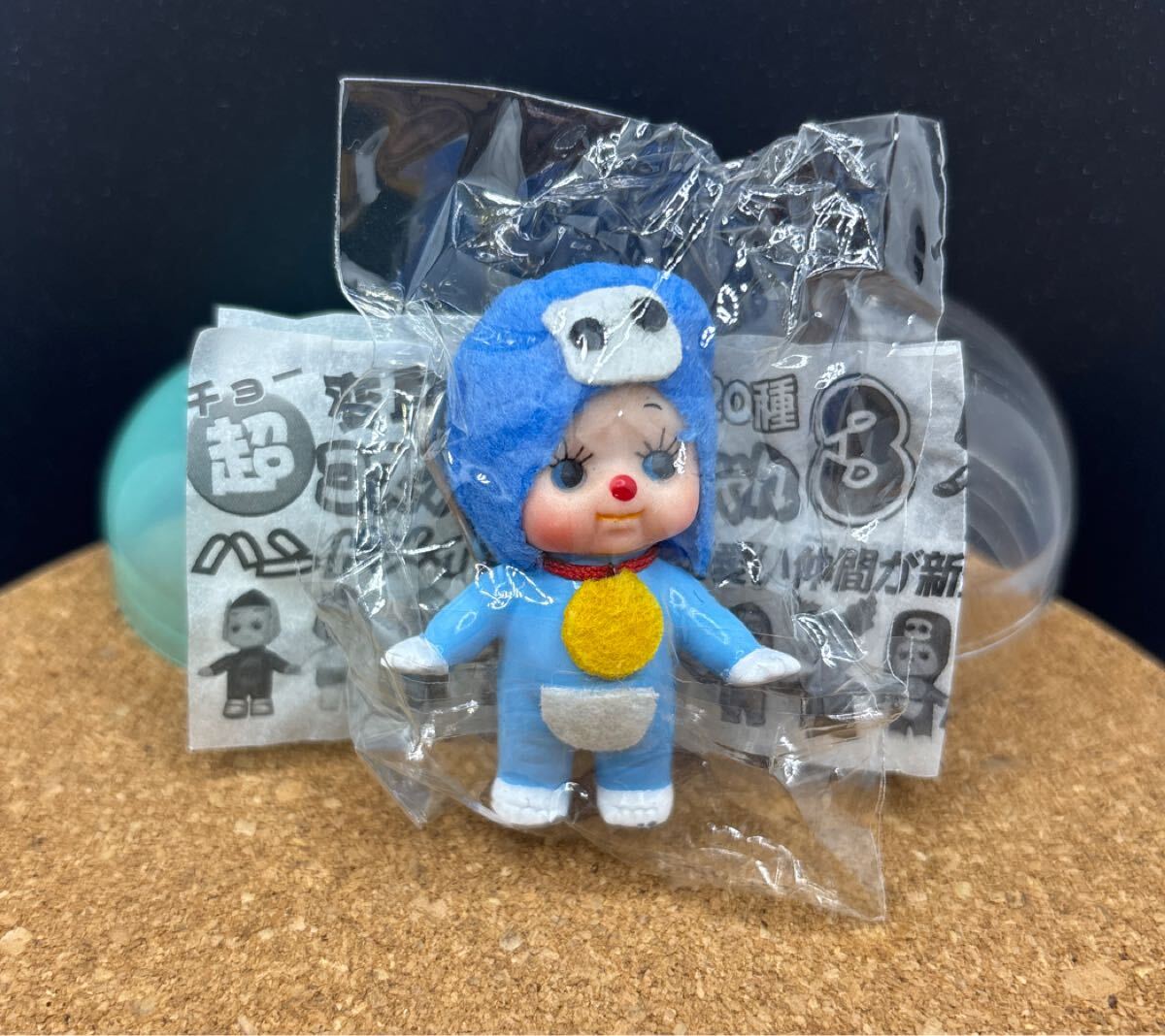 中古】□非売品ソフビ製マスコット青森県警アピーくん＆レピーちゃん