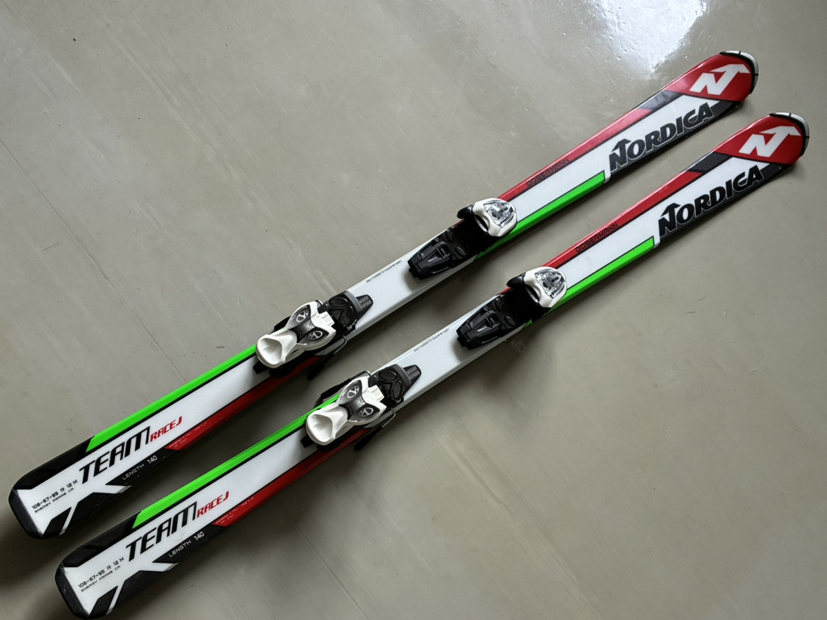 NORDICA/ノルディカ K12 SL スキー板 ビンディング付き MARKER 112-64