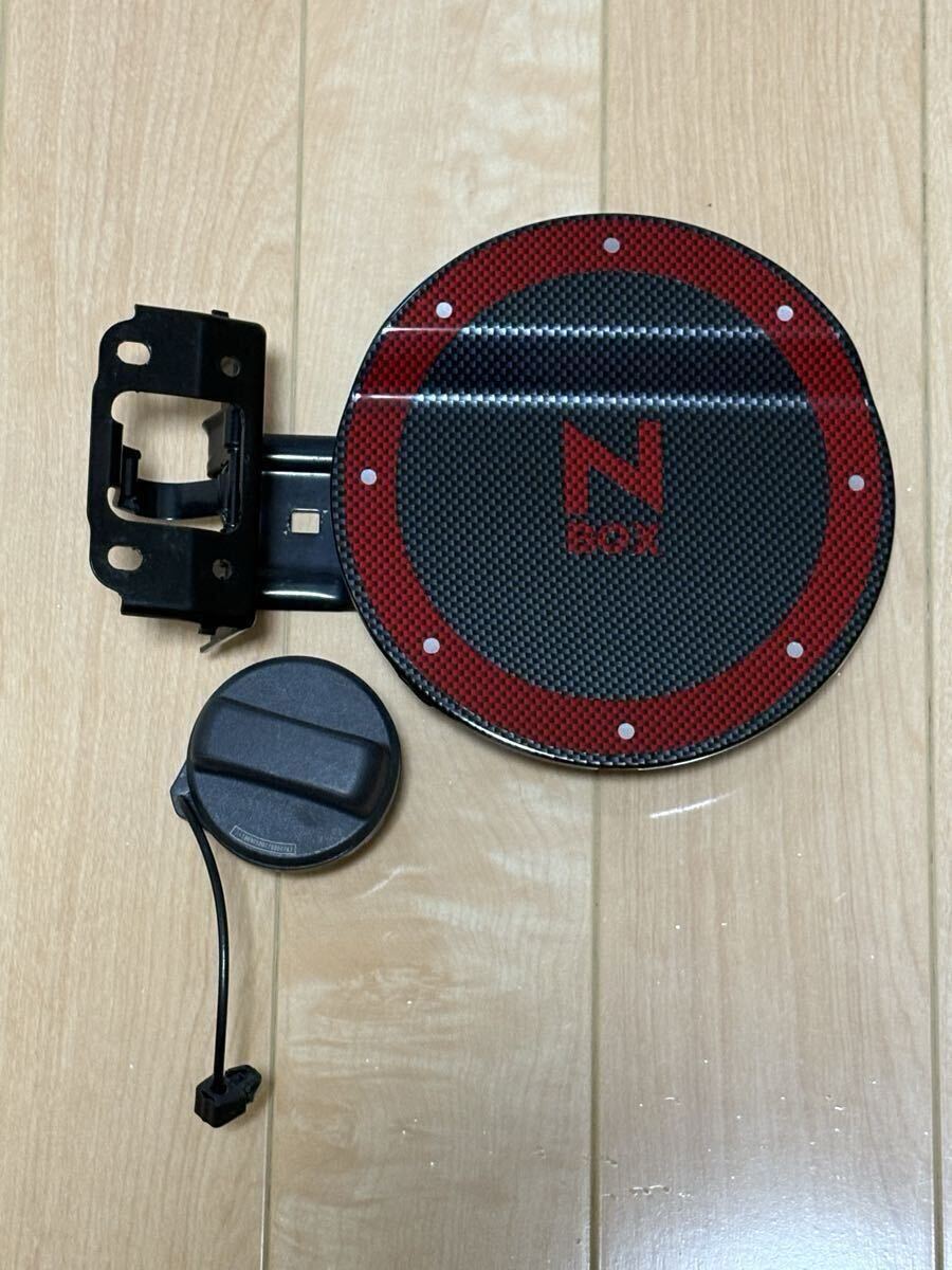 新品】ホンダ N BOX （JF3 / JF4）フューエルリッド 新品 加工品 黒