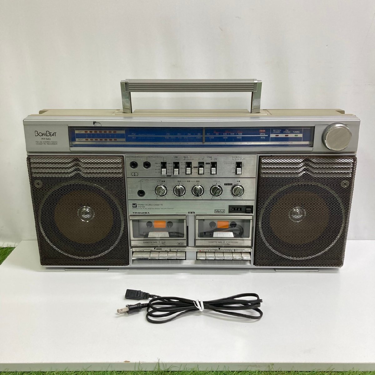 【動作確認済み】TOSHIBA｜TY-CDK2｜CDラジオカセットレコーダー 東芝/TOSHIBA CDラジオカセットレコーダー TY-CDS2 説明書付 動作確認