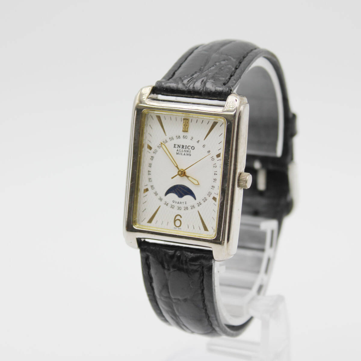 【中古】D149★ ENRICO ALLONI MILANO サン＆ムーン 紳士メンズ男性 クォーツ お洒落 腕時計 作動良好 税込の落札情報 ...