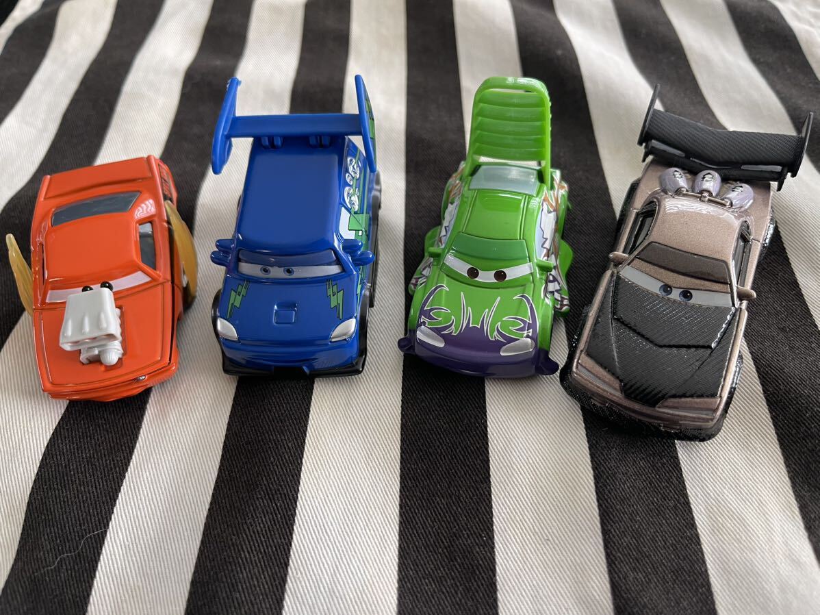 マテル カーズ ミニカー 暴走族 4台セット ウィンゴ ブースト スノット