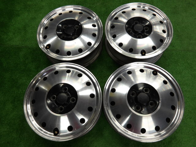 軽自動車用メッキホイール14インチ☆5Jインセット45 PCD100-4H☆155