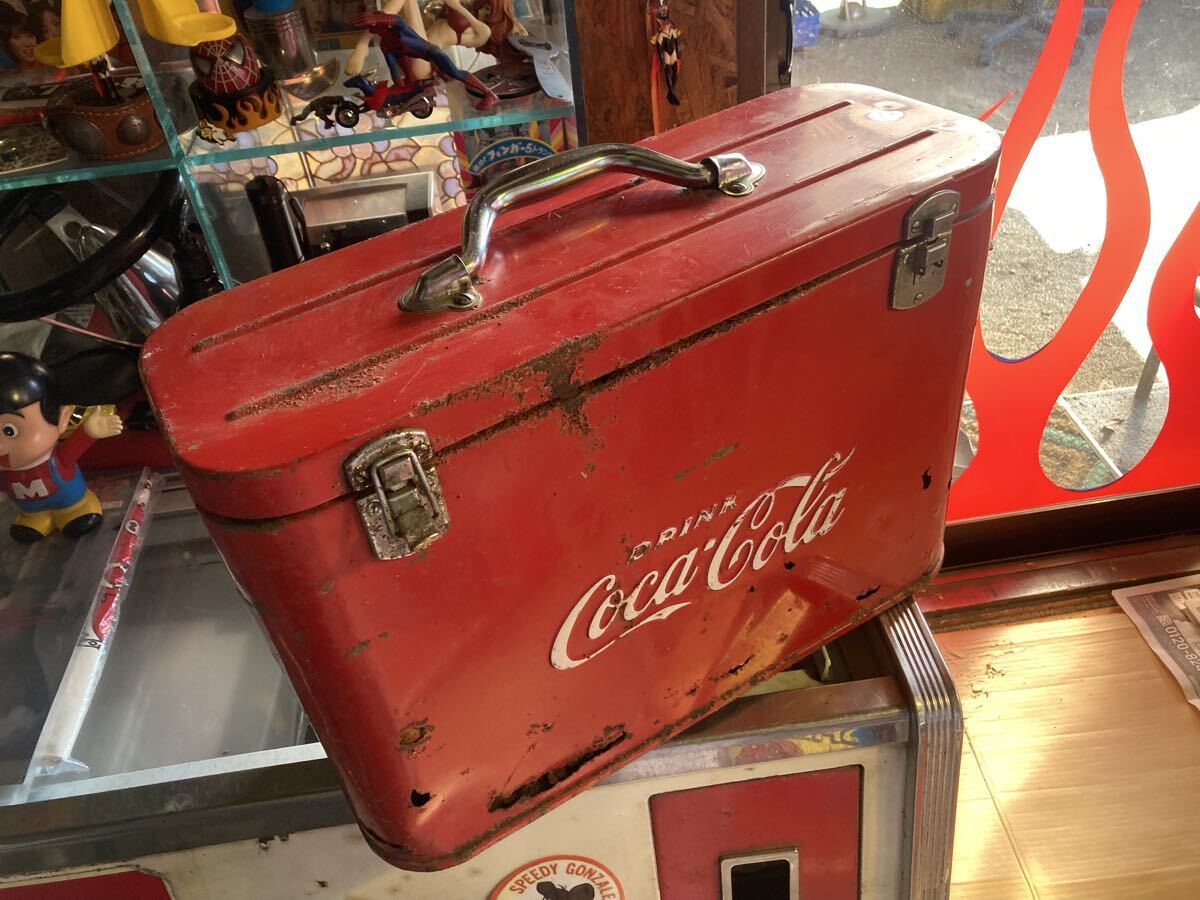 中古】コカ・コーラCoca-Cola クーラーボックス☆ステレオCDラジオ 