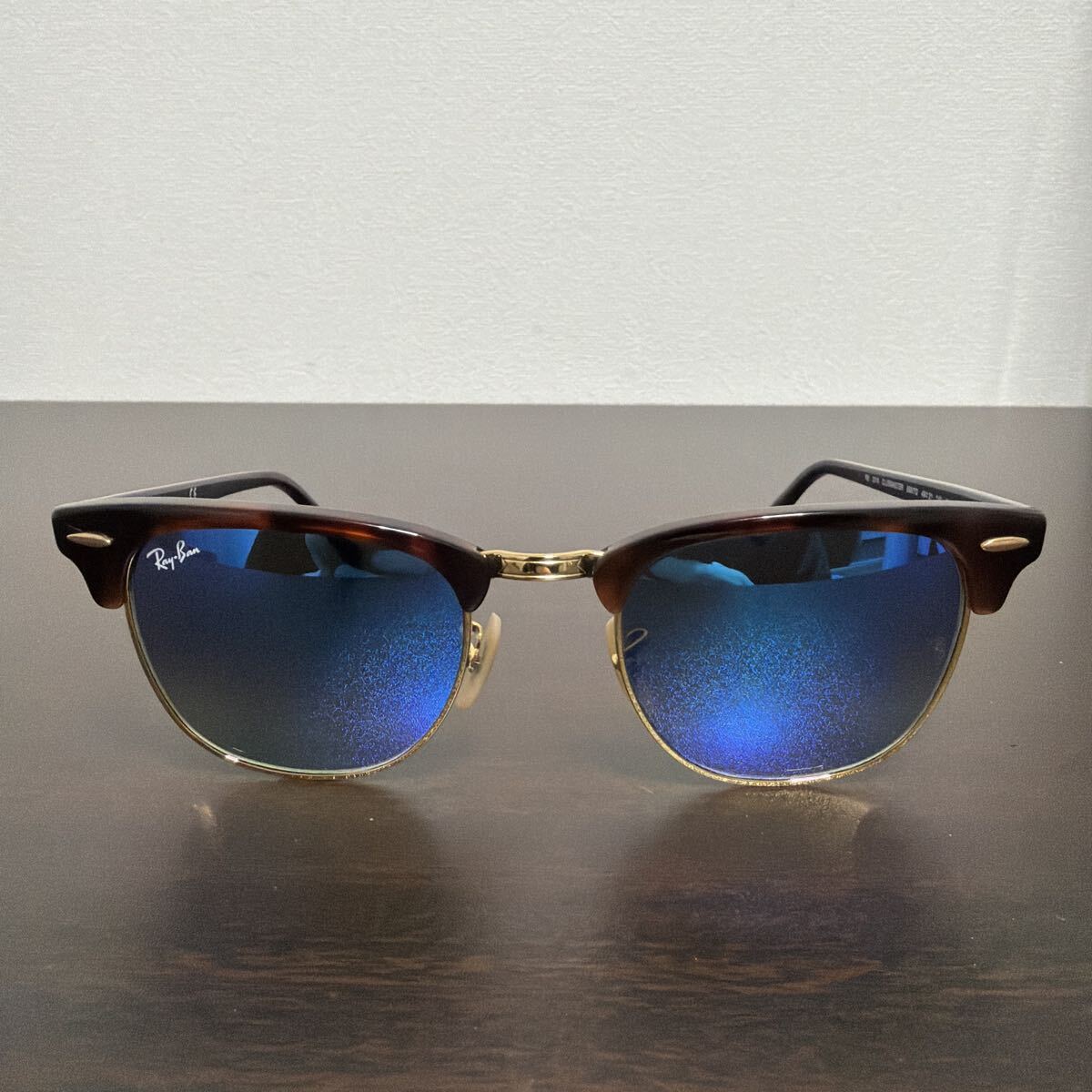 RayBan レイバン CLUBMASTER クラブマスター サングラス ブルーレンズ 