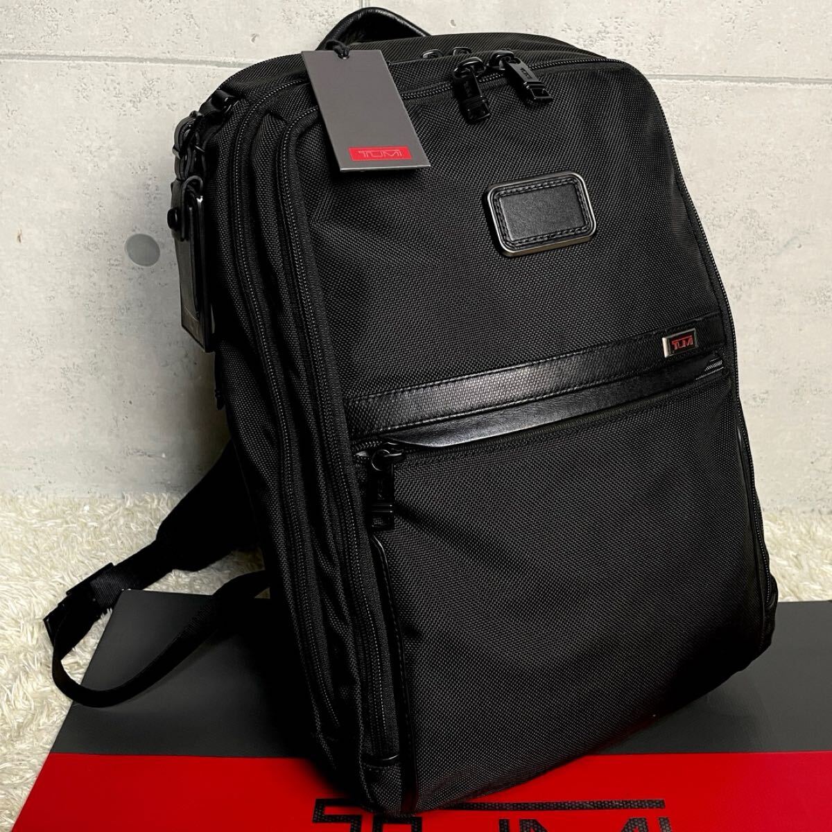 美品　TUMI ブラック レザー　ビジネスバッグ 新品】TUMI トゥミ 69780 本革 総レザー Clayton Backpack ビジネス